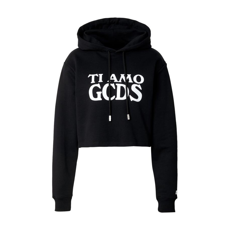 GCDS GCDS Trui TI AMO GCDS zwart / wit -