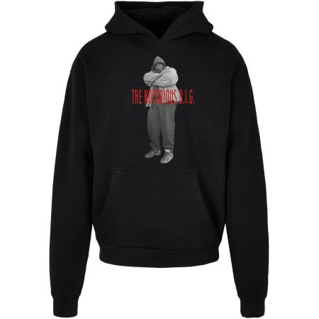mister tee MT Upscale Sweatshirt Biggie Smalls Concrete grijs / rood / zwart