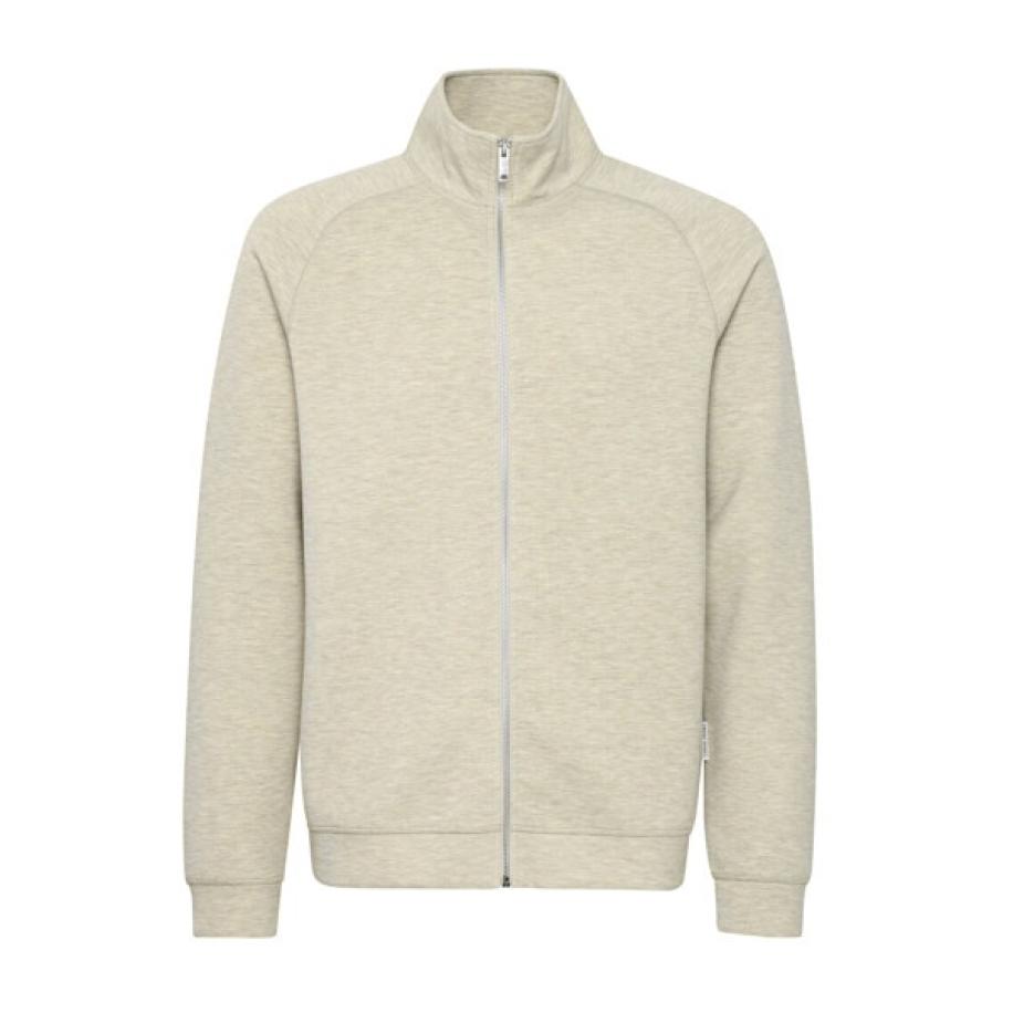 Casual Friday Sweatvest Sigurd beige gemêleerd Bruin