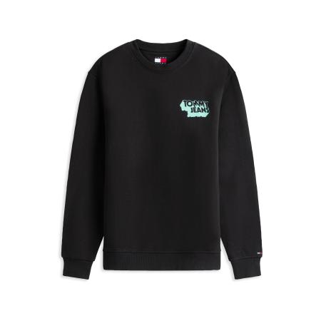 Tommy Jeans Tommy Jeans Sweatshirt mintgroen / zwart
