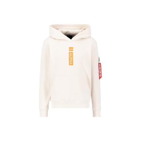 Alpha Industries ALPHA INDUSTRIES Sweatshirt lichtoranje / lichtrood / wit / wolwit