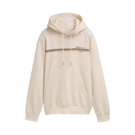 Tom Tailor TOM TAILOR DENIM Sweatshirt grijs / oranje / wit