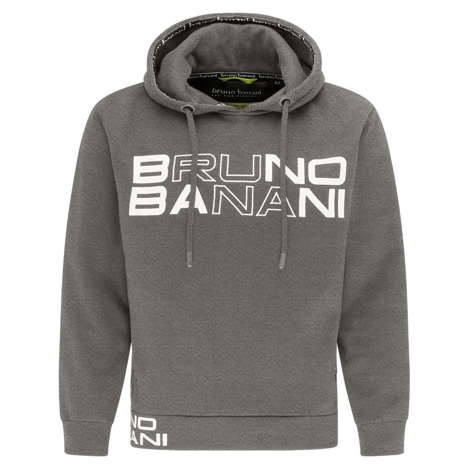 Bruno Banani Bruno Banani Sweatshirt Brooks donkergrijs / wit -