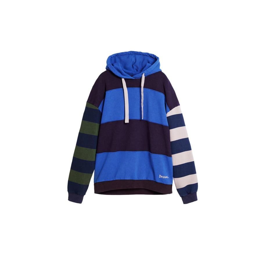 Desigual Desigual Trui blauw / groen / braam / wit -