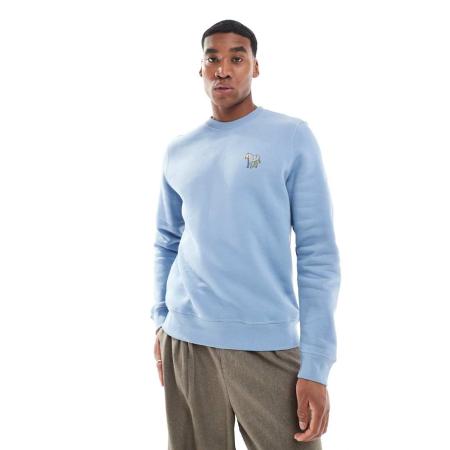 PS Paul Smith - Sweatshirt met zebralogo sweatshirt in lichtblauw