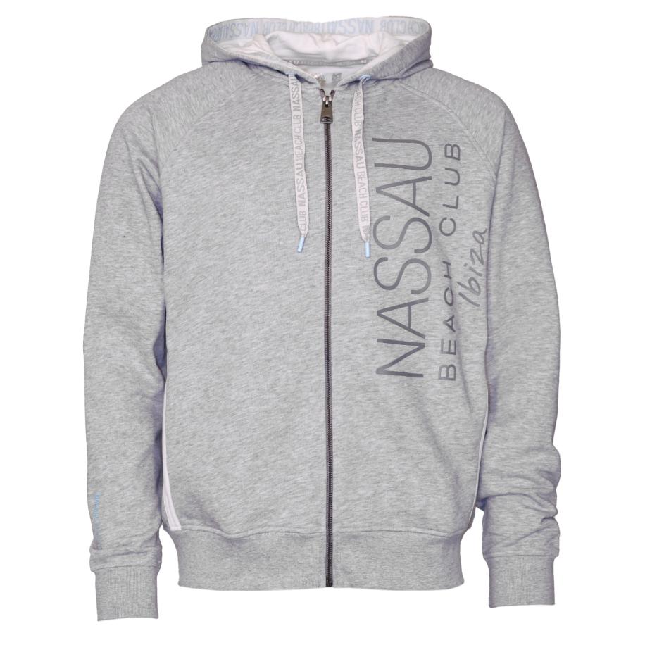 NASSAU Beach Club NASSAU Beach Club Sweatvest blauw / donkergrijs / grijs gemêleerd -