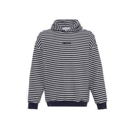 VAMOS CLO VAMOS CLO Sweatshirt lichtgrijs / zwart