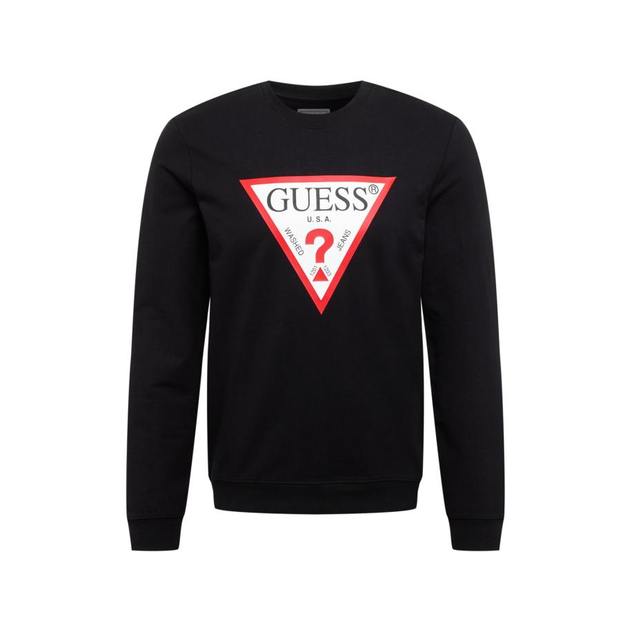 Guess GUESS Sweatshirt Audley rood / zwart / wit -