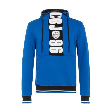 Cipo & Baxx CIPO & BAXX Sweatshirt blauw / zwart / wit