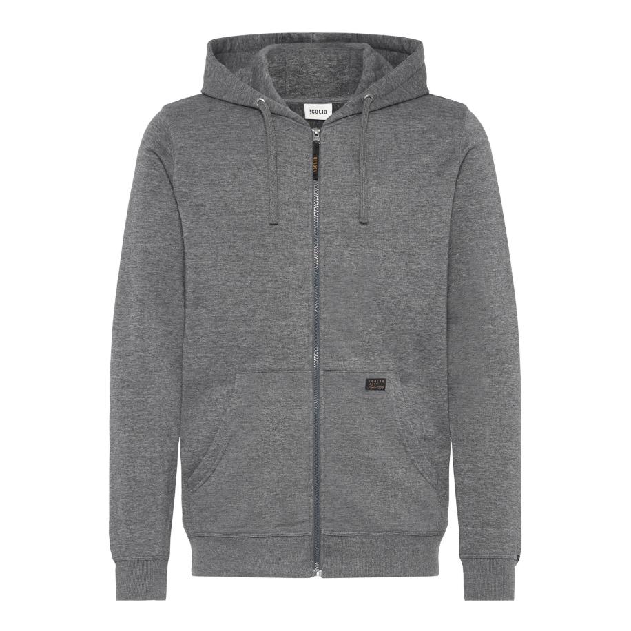 !Solid Sweatvest SDAupo donkergrijs Grijs