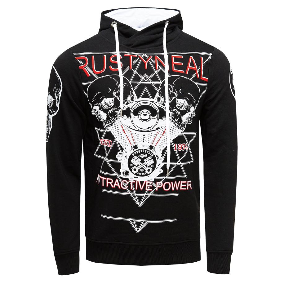 Rusty Neal Rusty Neal Sweatshirt rood / zwart / wit -