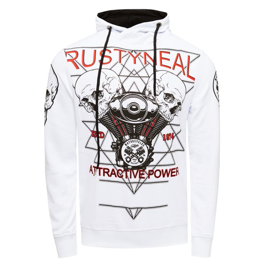 Rusty Neal Rusty Neal Sweatshirt rood / zwart / wit -