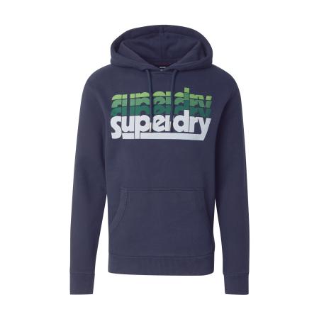 Superdry Superdry Sweatshirt navy / lichtgroen / donkergroen