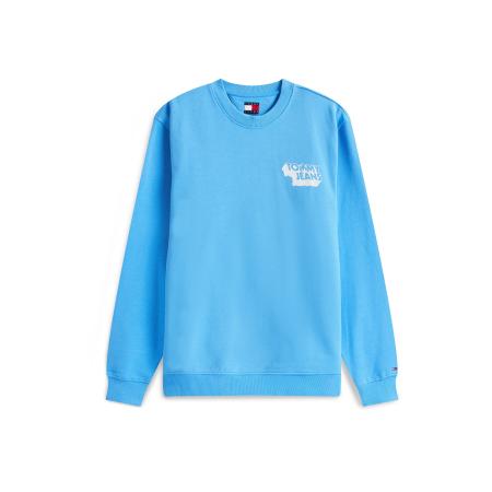 Tommy Jeans Tommy Jeans Sweatshirt hemelsblauw / wit