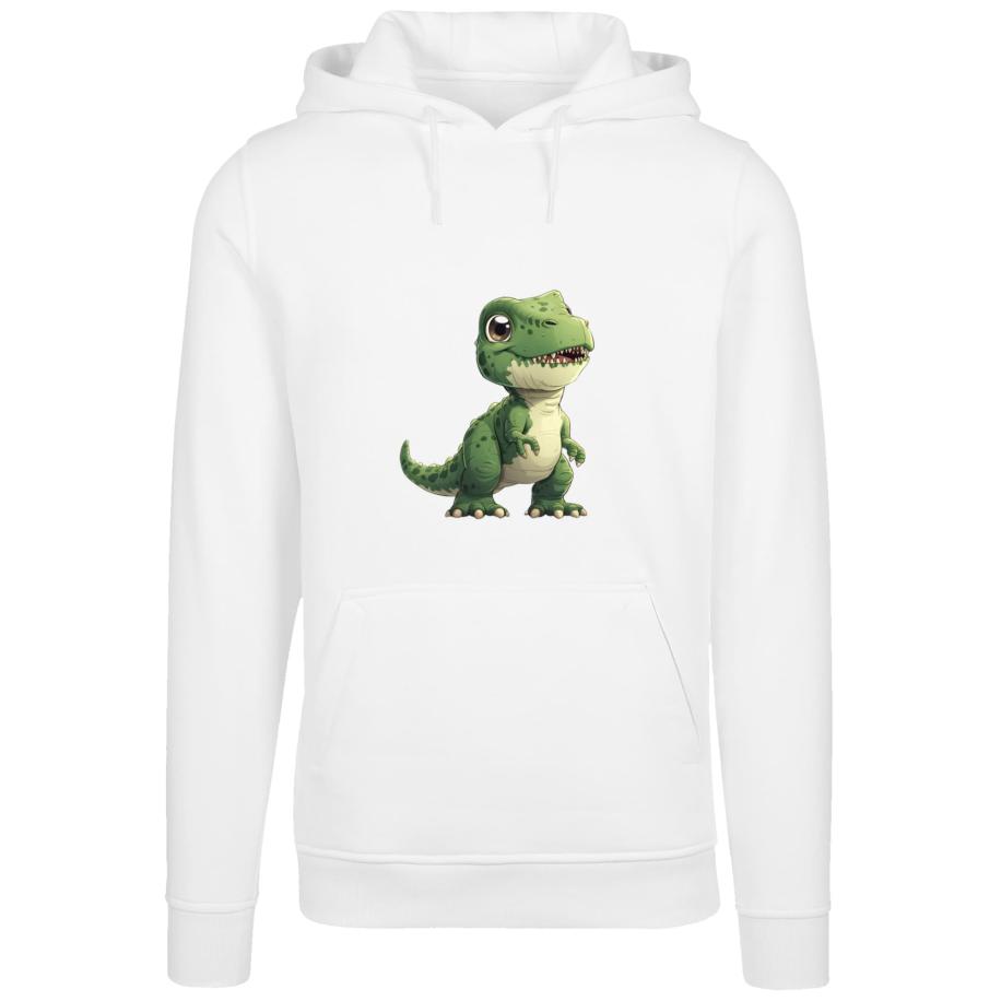 F4NT4STIC F4NT4STIC Sweatshirt Süßer grüner Dino groen / wit -
