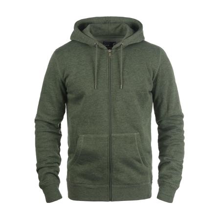 !Solid Sweatvest Berti donkergroen