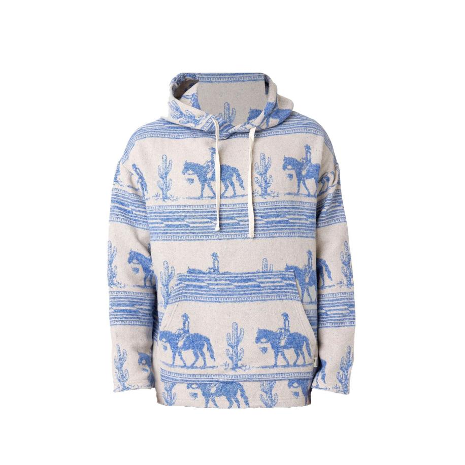 Dandalo Dandalo Sweatshirt blauw / wit -