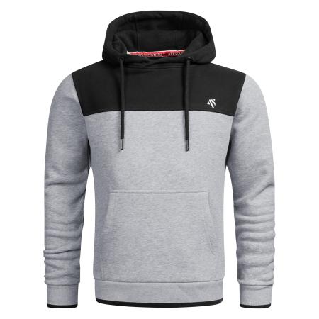 Alessandro Salvarini Alessandro Salvarini Sweatshirt Duori lichtgrijs / zwart