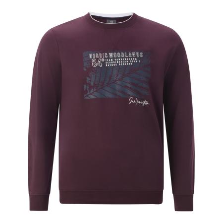 jan vanderstorm Jan Vanderstorm Sweatshirt Lindskov taupe / donkerlila