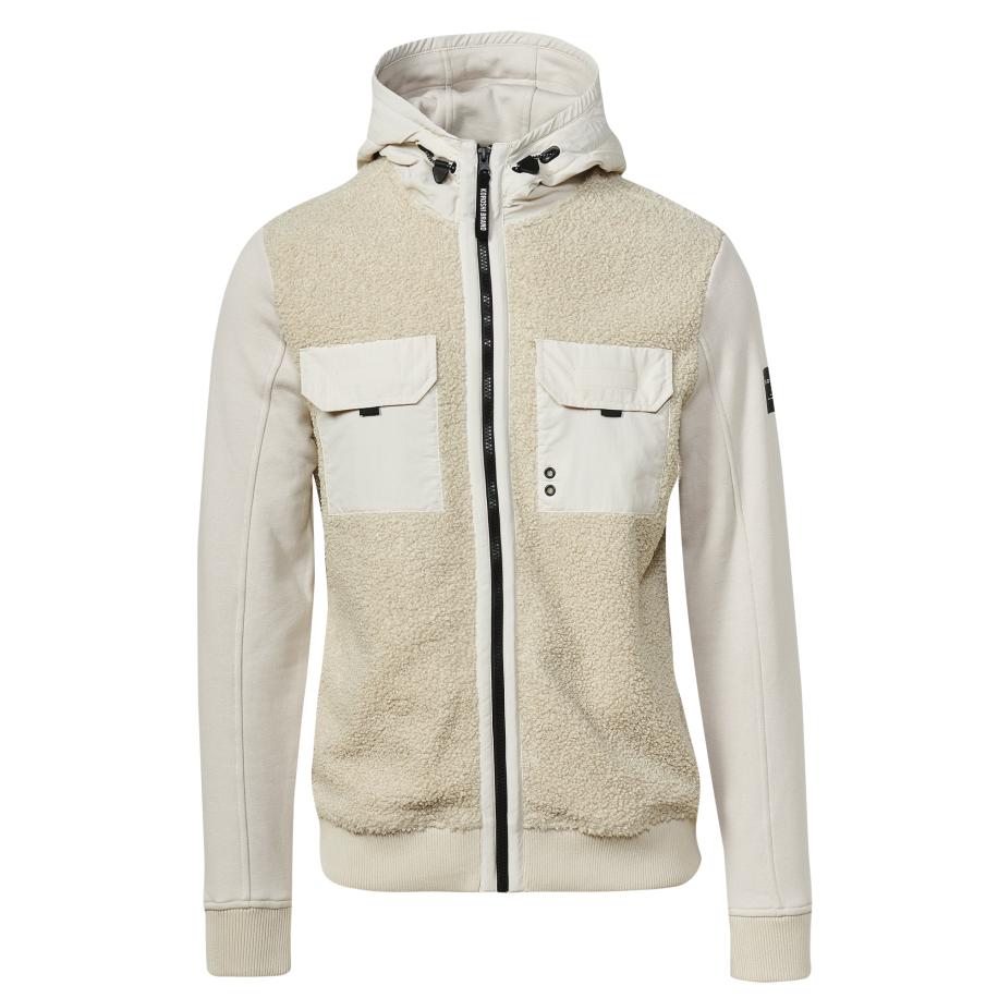 KOROSHI KOROSHI Sweatvest beige -