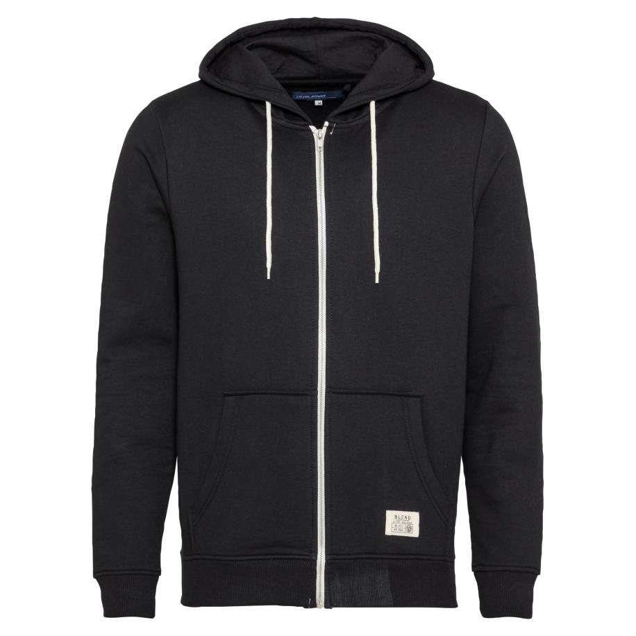 Blend BLEND Sweatvest BHNOAH zwart / wit -