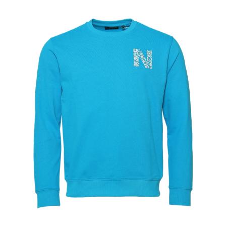 NASSAU Beach Club NASSAU Beach Club Sweatshirt NB231045 blauw / wit