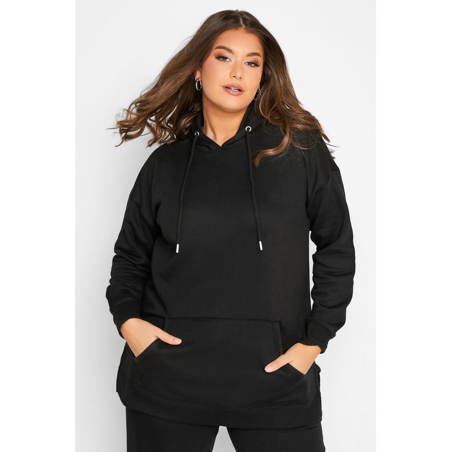 Yours Hoodie Zonder Sluiting In Zwart Size 66-68 Zwart