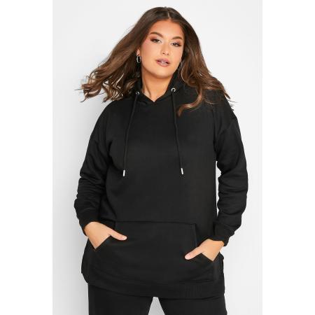 Yours Hoodie Zonder Sluiting In Zwart Size 66-68