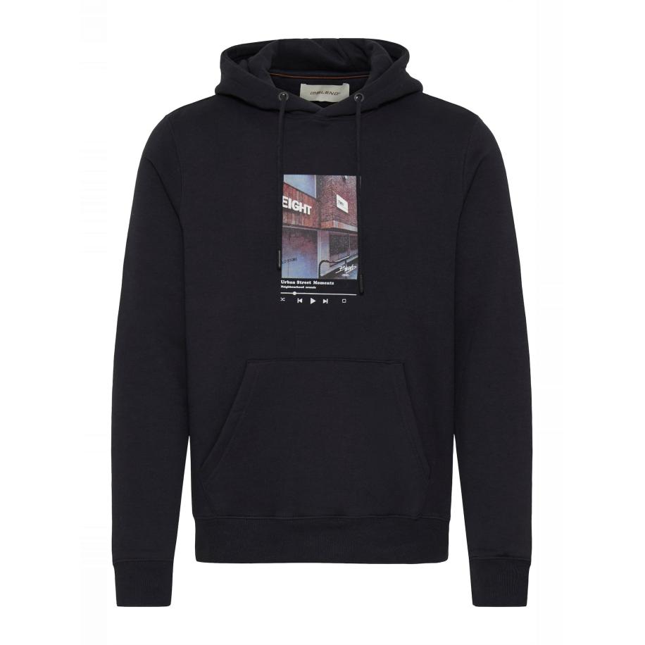 Blend BLEND Sweatshirt BHIstvan bruin / zwart / wit -