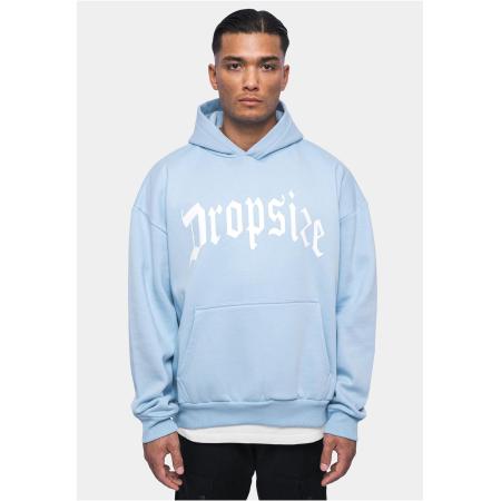 Dropsize Sweatshirt lichtblauw / wit