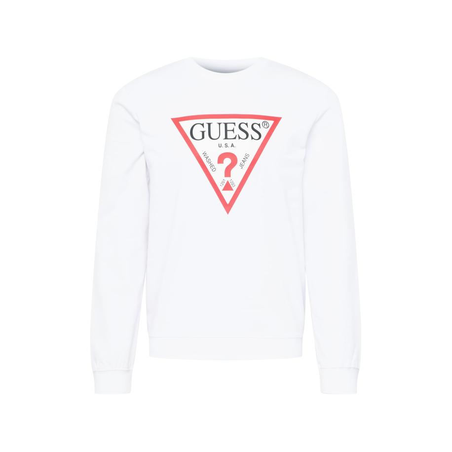 Guess GUESS Sweatshirt Audley rood / zwart / wit -