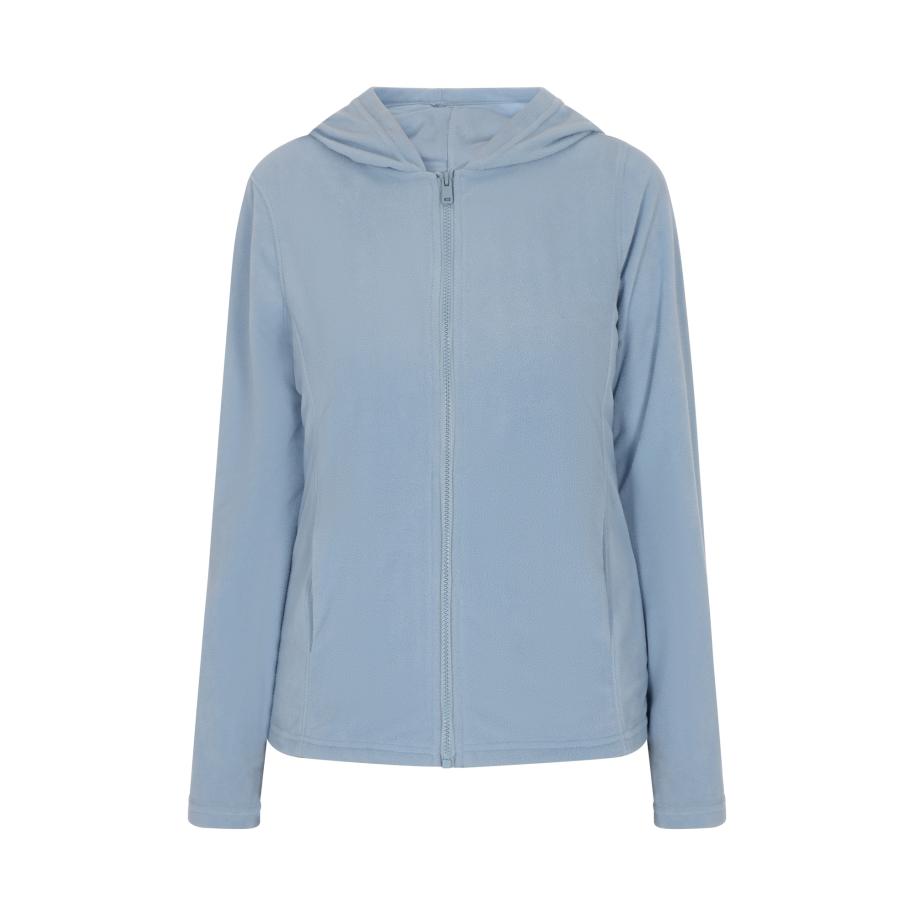 aleva aleva Fleece jas duifblauw -
