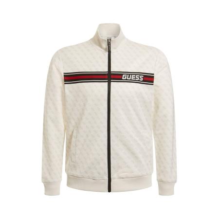 Guess GUESS Sportsweatvest KORBIN beige / rood / zwart / wit