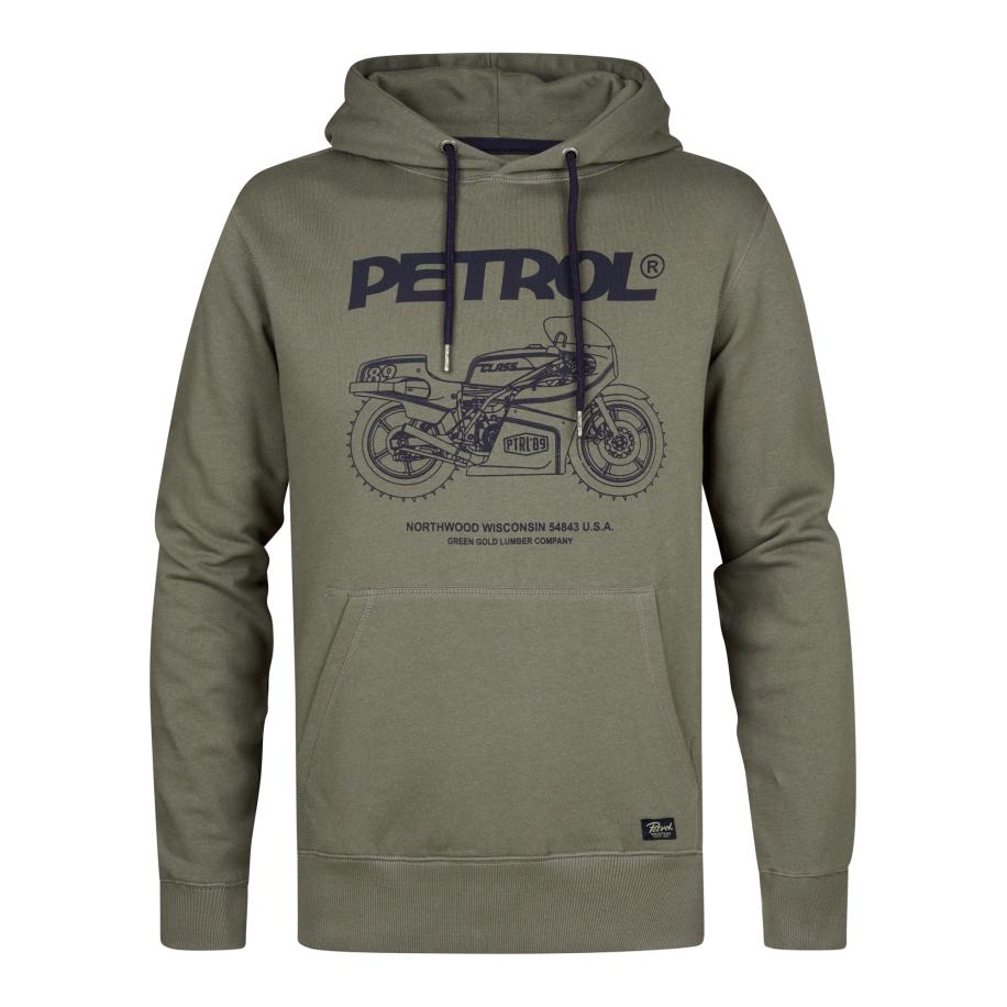Petrol Industries Petrol Industries Sweatshirt kaki / zwart -