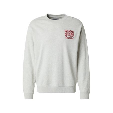 Replay REPLAY Sweatshirt grijs gemêleerd / donkerrood