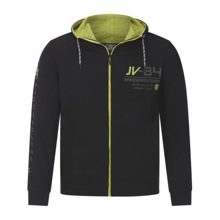 jan vanderstorm Jan Vanderstorm Sweatvest Sigstad groen / zwart