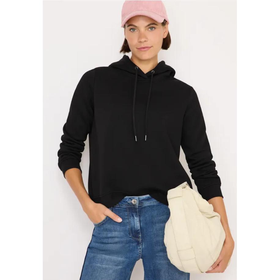 CECIL Sweater met capuchon Zwart