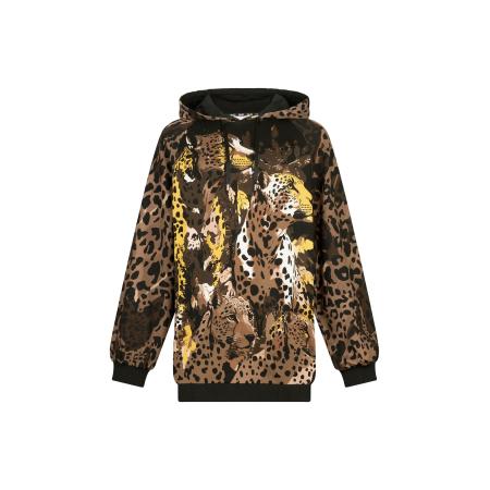 Liu Jo Liu Jo Sweatshirt bruin / geel / zwart / wit