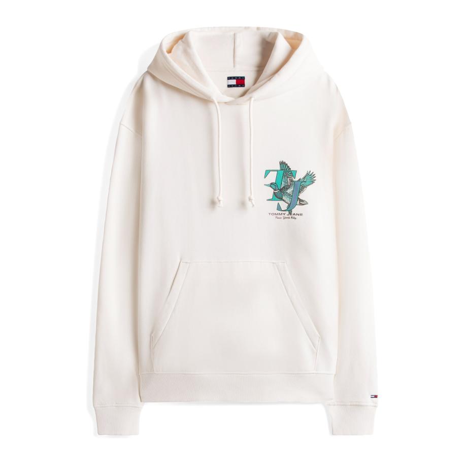 Tommy Jeans Tommy Jeans Sweatshirt NOVELTY groen / lila / zwart / wit -