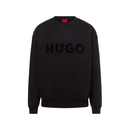 Hugo Boss HUGO Sweatshirt Dinex zwart / zwart gemêleerd
