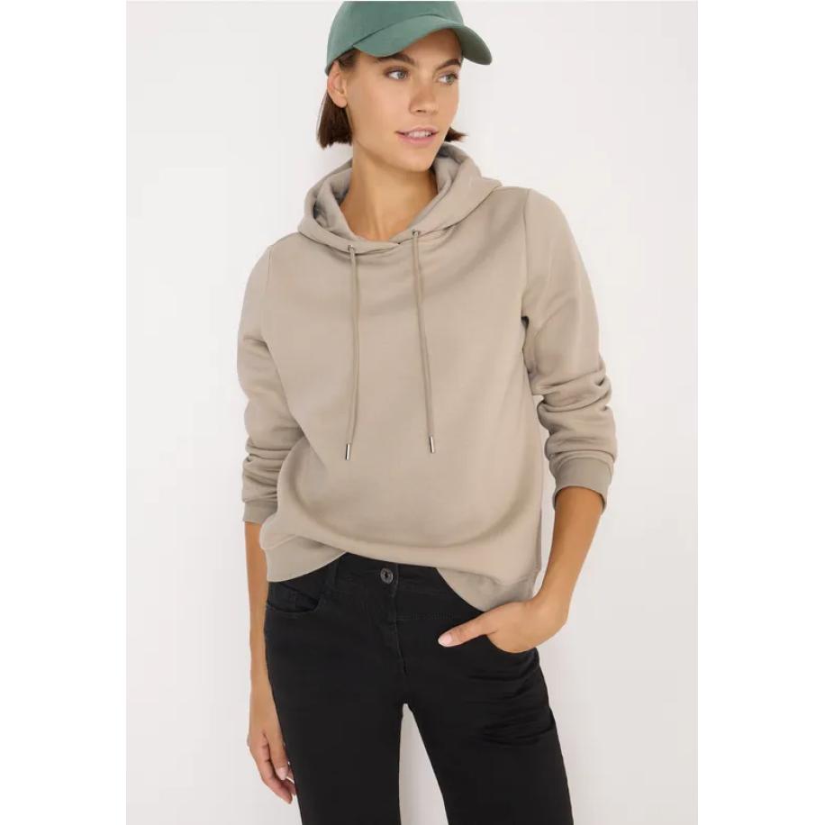 CECIL Sweater met capuchon Bruin