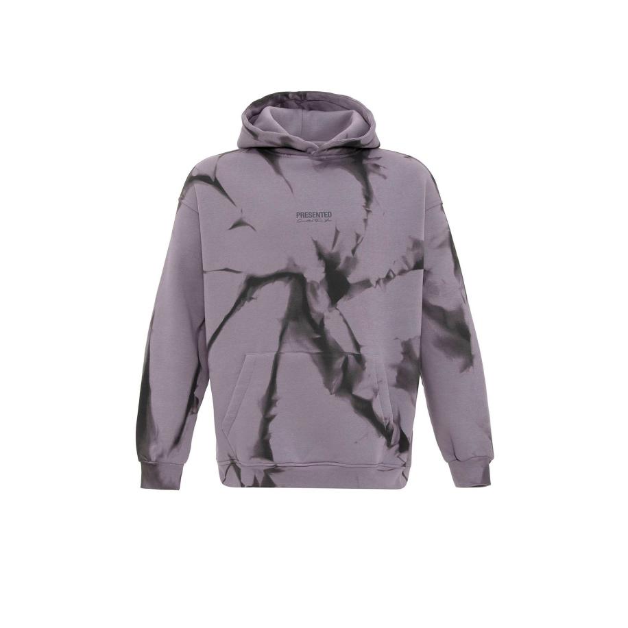 Dandalo Dandalo Sweatshirt Jameson donkergrijs / mauve / zwart -