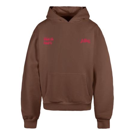 Lost Youth Sweatshirt Wild At Heart beige / bruin / bloedrood / zwart