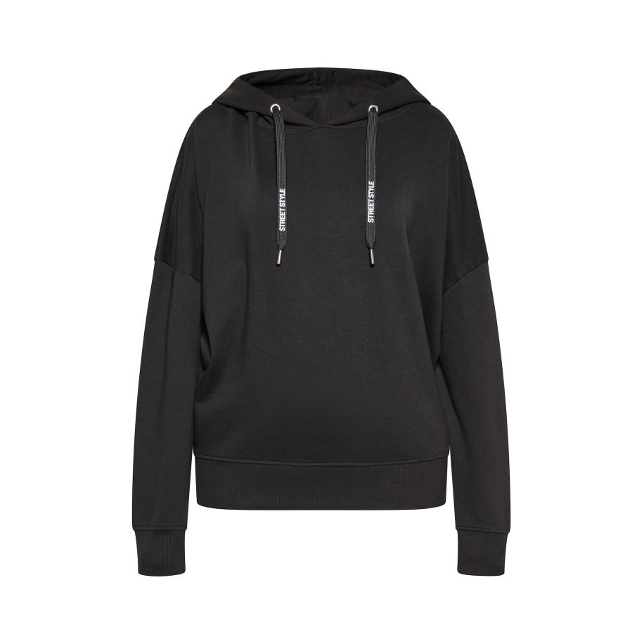 Swirly swirly Sweatshirt zwart -