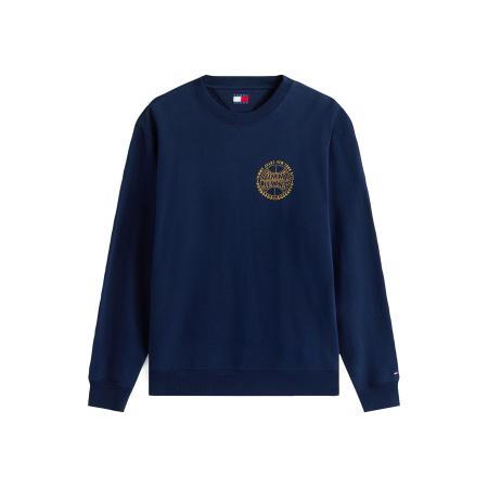 Tommy Jeans Tommy Jeans Sweatshirt VARSITY navy / geel