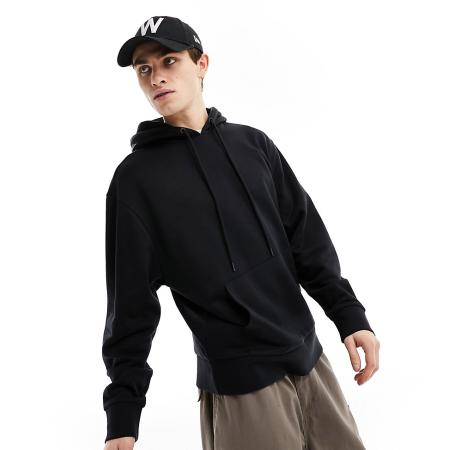 COLLUSION - Hoodie in zwart