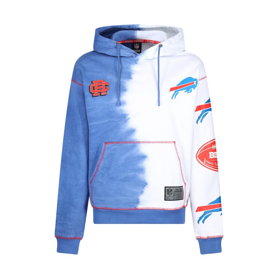 Recovered Recovered Sweatshirt NFL Bills Ink Dye Effect On blauw -