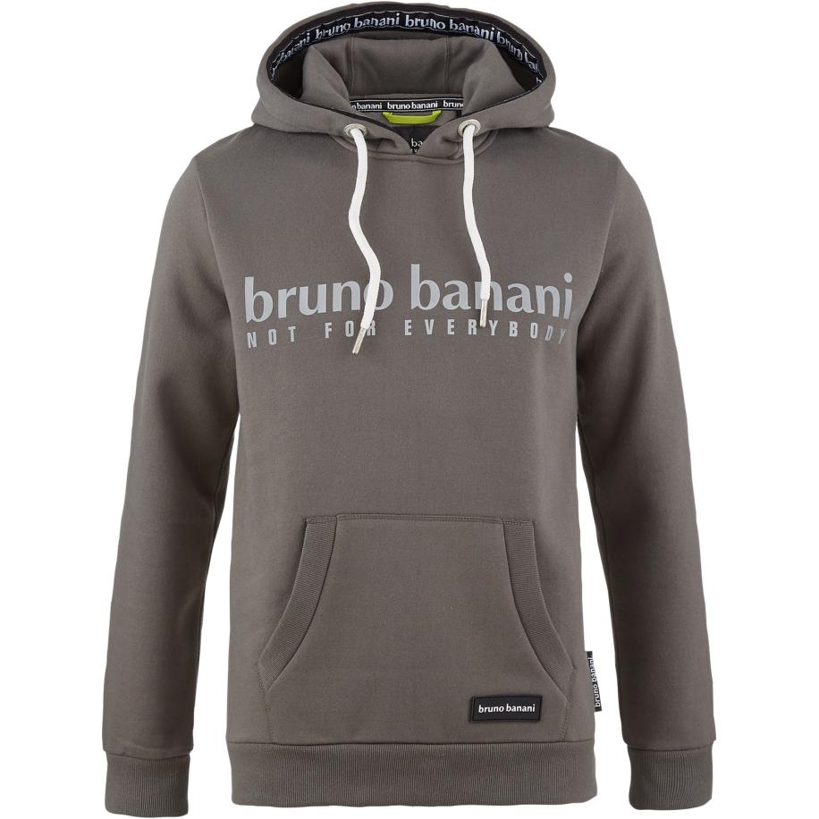 Bruno Banani Bruno Banani Sweatshirt Baldwin antraciet / zwart / wit -