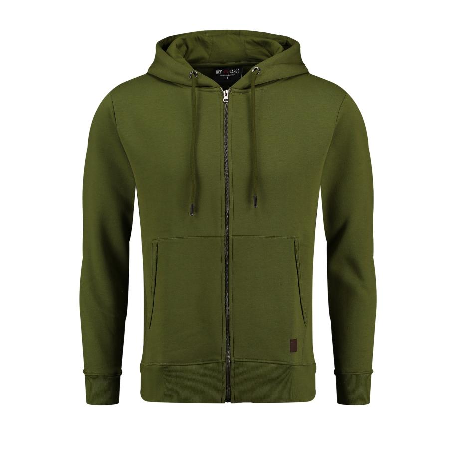 Key Largo Key Largo Sweatvest CONFIDENCE groen -