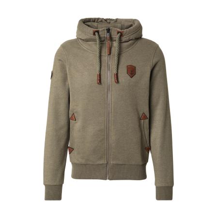 Naketano naketano Sweatvest bruin / olijfgroen